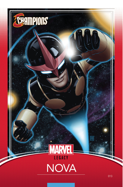 Champions #13 (Christopher Trading Card Cover)