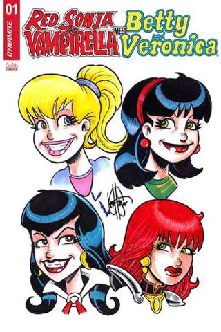 Red Sonja and Vampirella Meet Betty and Veronica #1 (4 Character Cover)