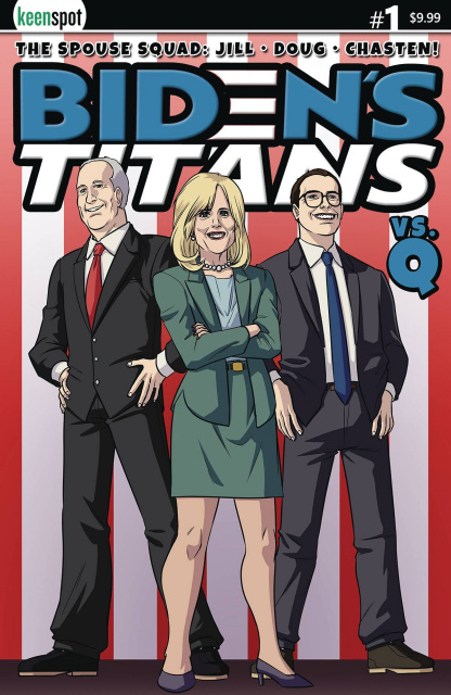 Biden's Titans vs. Q (Remulac Blank Sketch Flip Cover)