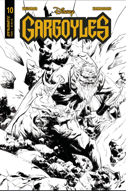 Gargoyles #10 (10 Copy Lee Line Art Cover)