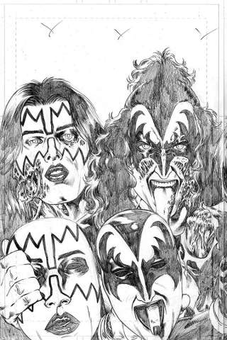 KISS: Zombies #4 (11 Copy Buchemi Pencils Cover)