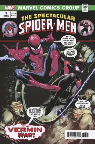 The Spectacular Spider-Men #3 (Lee Garbett Homage Cover)