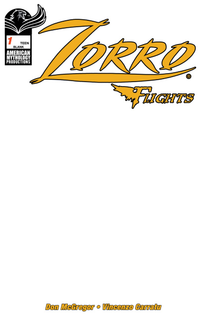 Zorro: Flights #1 (Blank Sketch Cover)