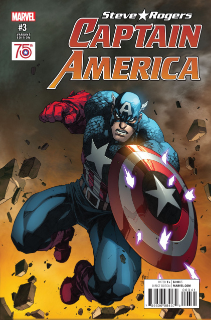 Captain America: Steve Rogers #3 (75th Anniversary Cover)