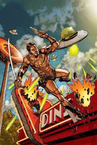Warlord of Mars Attacks #3 (30 Copy Johnson Virgin Cover)