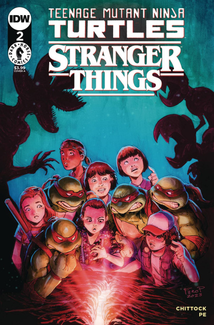 Teenage Mutant Ninja Turtles / Stranger Things #2 (Pe Cover)