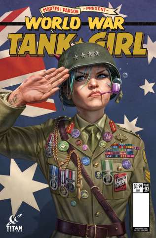 Tank Girl: World War Tank Girl #3 (Wyall Cover)