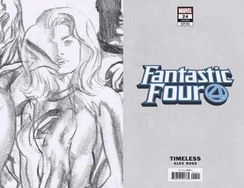Fantastic Four #24 (Invisible Woman Timeless Virgin Sketch Cover)
