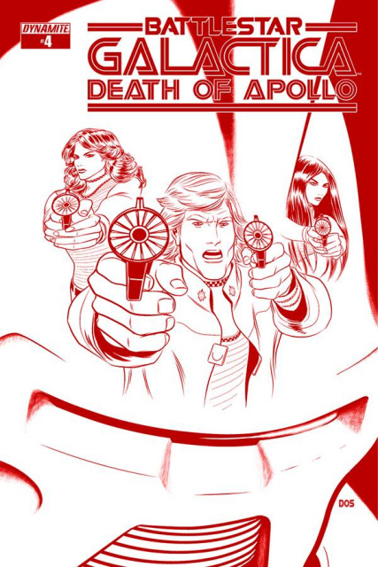 Battlestar Galactica: Death of Apollo #4 (25 Copy Smith Cylon Cover)