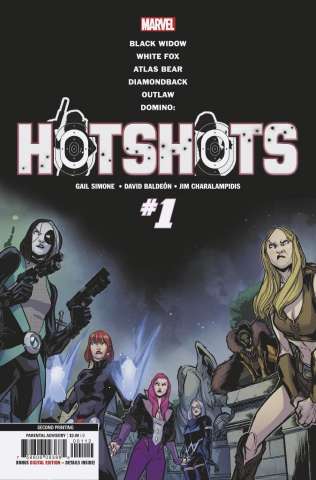 Domino: Hotshots #1 (Baldeon 2nd Printing)