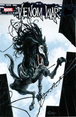 Venom War #5 (Clayton Crain Venom Horse Cover)