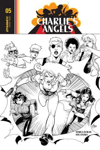 Charlie's Angels #5 (20 Copy Cifuentes B&W Cover)