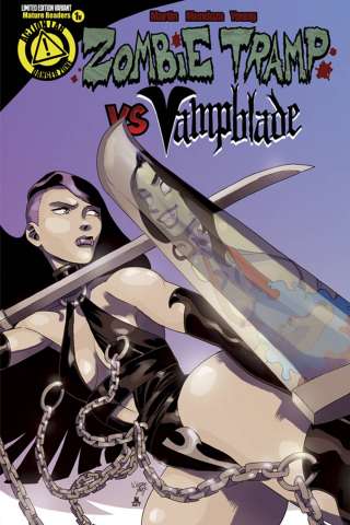 Zombie Tramp vs. Vampblade #1 (Vampblade Cover)