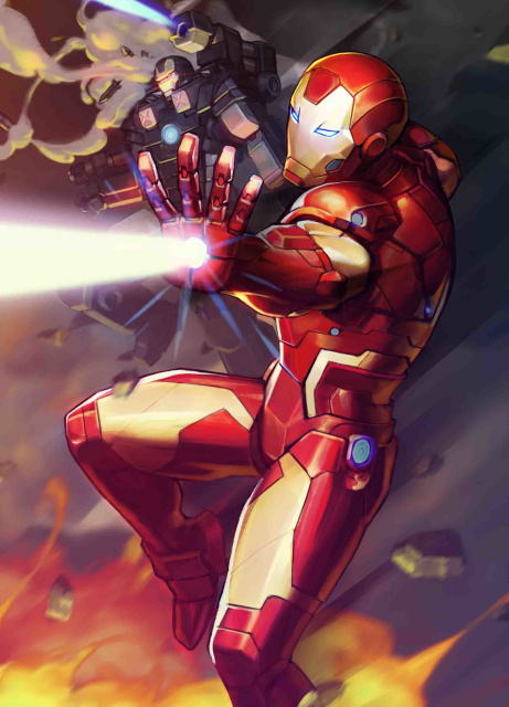 Tony Stark: Iron Man #12 (Nexon Marvel Battle Lines Cover)