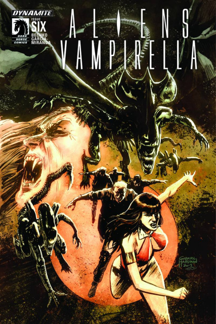 Aliens / Vampirella #6 (Hardman Cover)