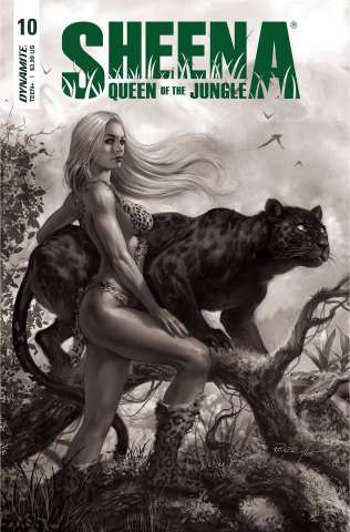 Sheena: Queen of the Jungle #10 (25 Copy Parrillo B&W Cover)