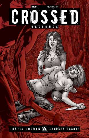 Crossed: Badlands #61 (Red Crossed Cover)