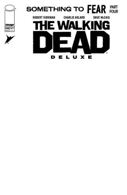 The Walking Dead Deluxe #100 (Blank Sketch Cover)