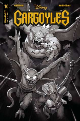 Gargoyles #10 (10 Copy Nakayama B&W Cover)