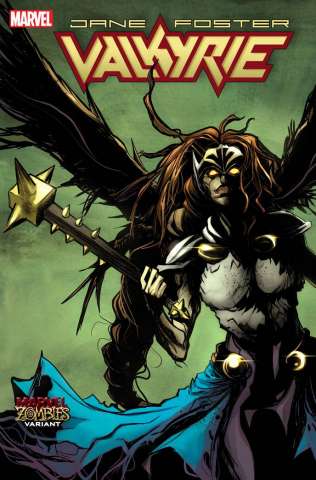 Jane Foster: Valkyrie #10 (Rodriguez Marvel Zombies Cover)