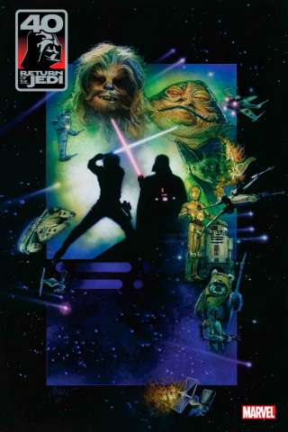 Star Wars: Return of the Jedi 40th Anniversary #1 (Sprouse Movie Poster Cover)