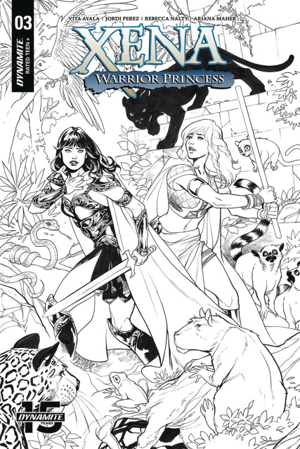 Xena: Warrior Princess #3 (20 Copy Lupacchino B&W Cover)