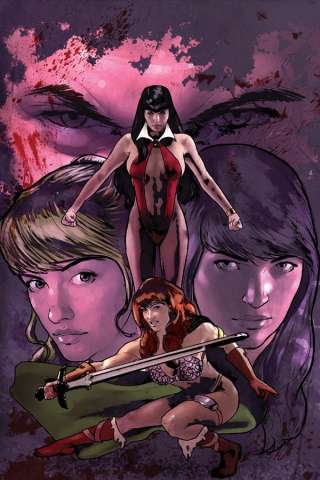 Red Sonja and Vampirella Meet Betty and Veronica #1 (Cosplay Virgin Cover)