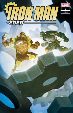 Iron Man 2020 #2 (Del Mundo Cover)
