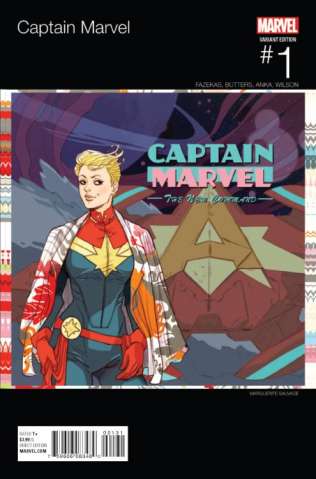 Captain Marvel #1 (Sauvage Hip Hop Cover)