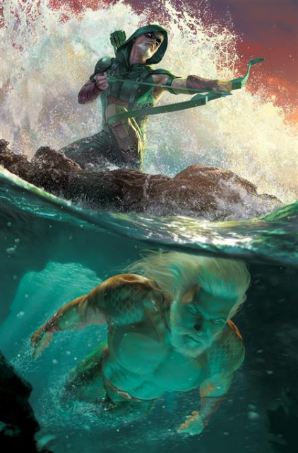 Aquaman / Green Arrow: Deep Target #7 (Rahzzah Card Stock Cover)