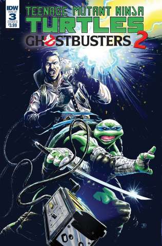 Teenage Mutant Ninja Turtles / Ghostbusters 2 #3 (Galusha Cover)