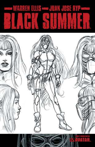 Black Summer #2 (Design Sketch Cover)