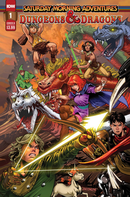 Dungeons & Dragons: Saturday Morning Adventures #1 (Escorzas Cover)