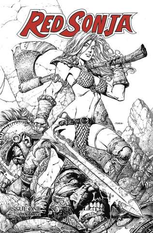 Red Sonja: The Price of Blood #1 (Finch Line Art Crowdfunder Cover)