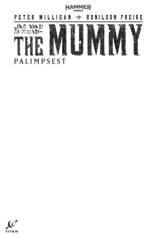 The Mummy #1 (Blank Sketch Cover)