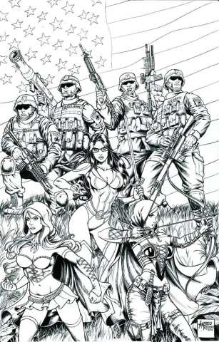 Grimm Fairy Tales: Wounded Warriors Special (Reyes Cover)