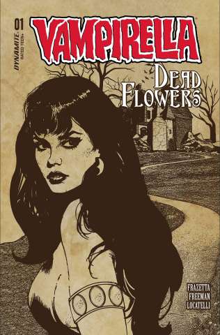 Vampirella: Dead Flowers #1 (Frazetta & Freeman Cover)