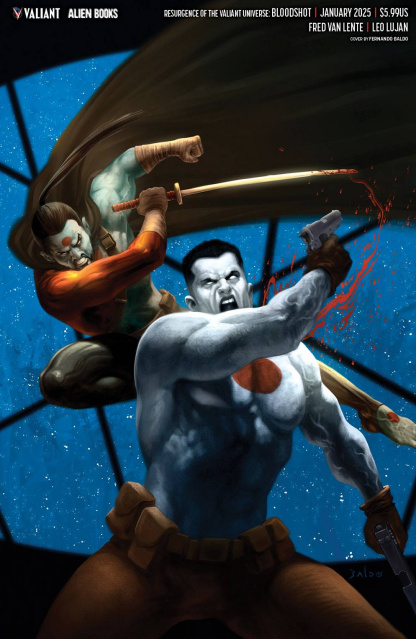 Resurgence of the Valiant Universe: Bloodshot (Baldo Virgin Cover)