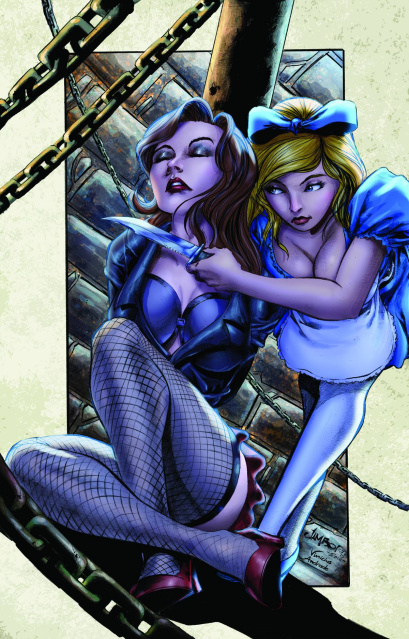Grimm Fairy Tales: Wonderland - Down the Rabbit Hole #4 (Salgado Cover)