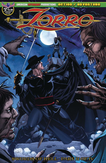 Zorro: Swords of Hell #2 (Bonk the Dead Rise Cover)