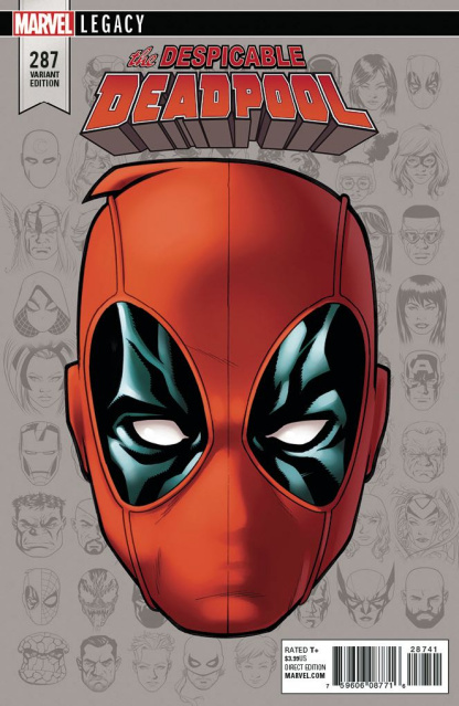 The Despicable Deadpool #287 (McKone Legacy Headshot Cover)