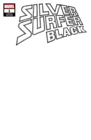 Silver Surfer: Black #1 (Blank Cover)