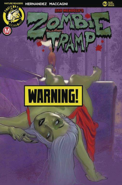 Zombie Tramp #82 (Andrew Herman Risque Cover)