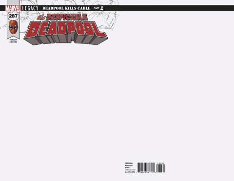 The Despicable Deadpool #287 (Blank Cover)