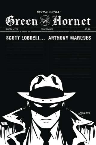 Green Hornet #1 (20 Copy Marques B&W Cover)
