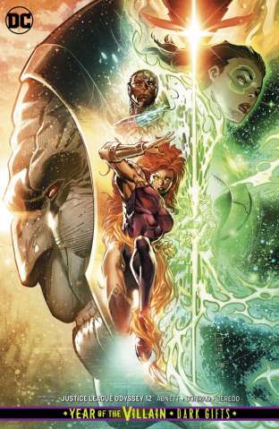 Justice League: Odyssey #12 (Card Stock Dark Gifts Cover)