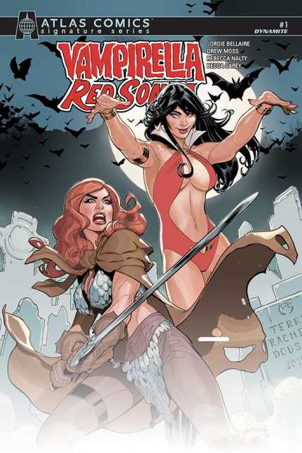 Vampirella / Red Sonja #1 (Atlas Edition Dodson Signed)