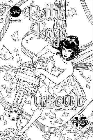 Bettie Page: Unbound #4 (40 Copy Ohta B&W Cover)