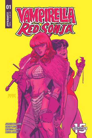 Vampirella / Red Sonja #1 (Romero & Bellaire Cover)