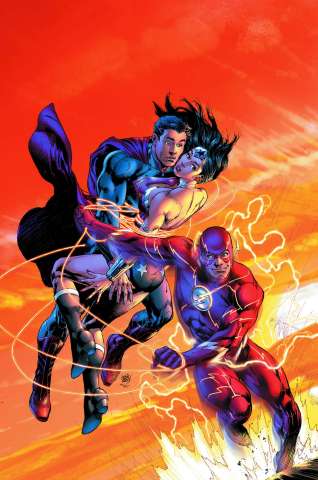 Superman / Wonder Woman #15 (Flash Cover)